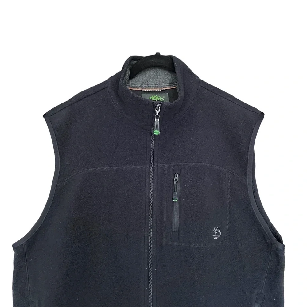 Timberland Codec Felt Zipper Front Warm Vest Outdoor Large
